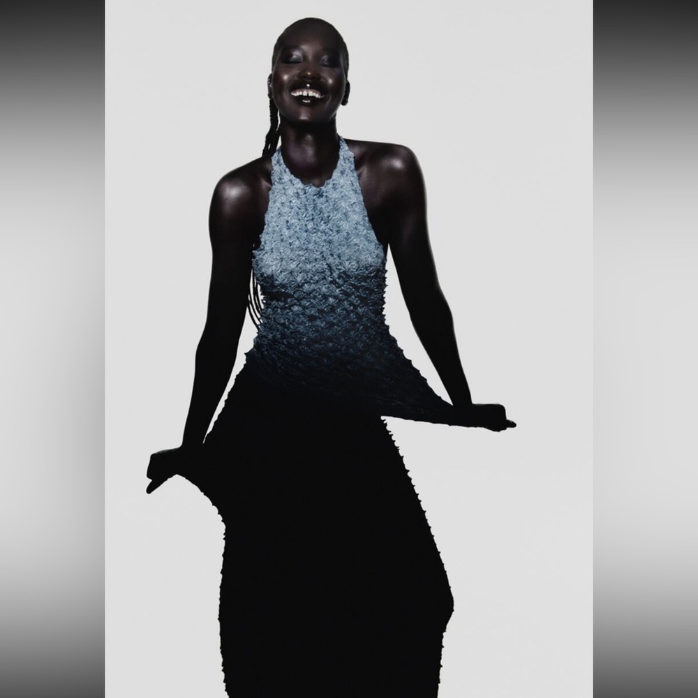 Zara wrinkle relief halter top